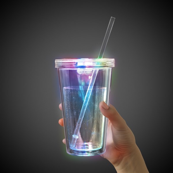 LED Double Wall 16 oz. Cup