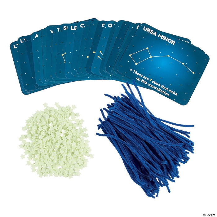 Glow-in-the-Dark Constellations Educational Craft Kit - 450 Pc.