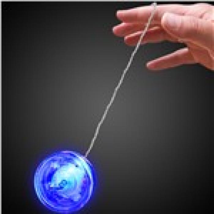 Blue LED Yo-Yos - 12 Pack