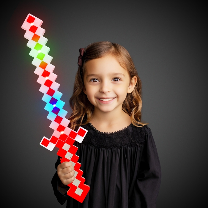 LED Red Pixel 24" Sword