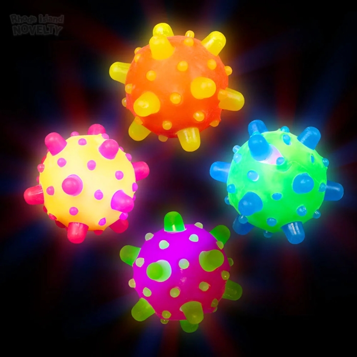 3" Space Light-Up Meteor Ball 12 PCs