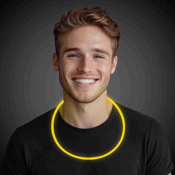 Yellow 22" Glow Necklaces