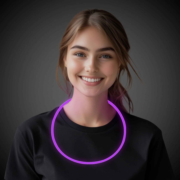 Purple 22" Glow Necklaces