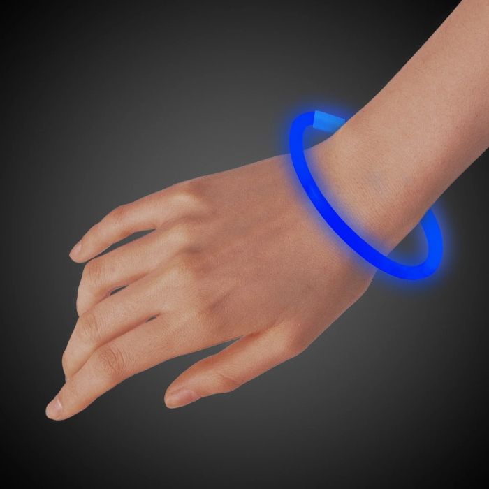 Blue 9" Glow Bracelets (Per 50 pack)