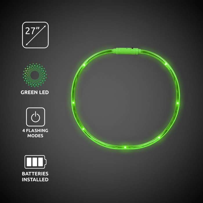 Green LED 27" Necklace
