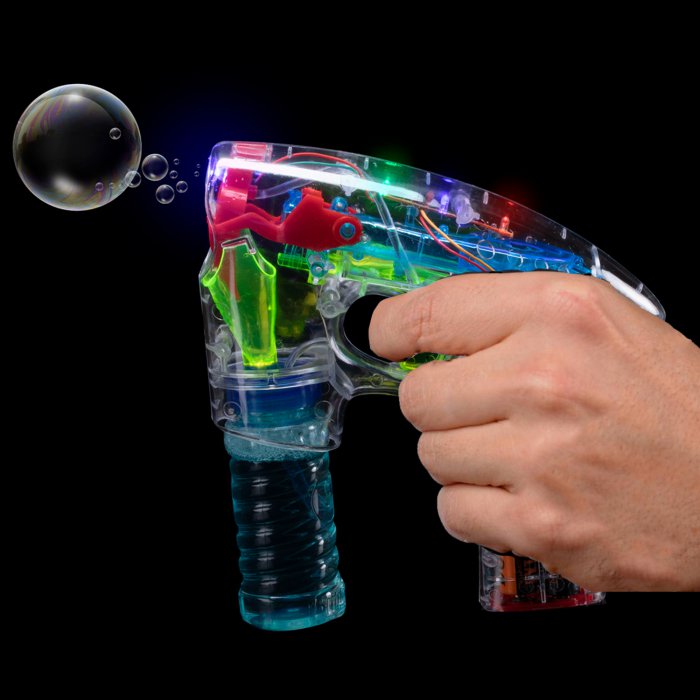 LED Light-up Bubble Gun