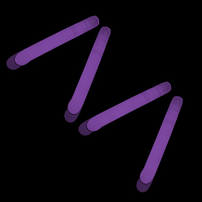 2 Inch Mini Glow Sticks - Purple
