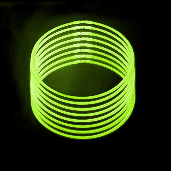 20 Inch Glow Stick Necklaces - Green