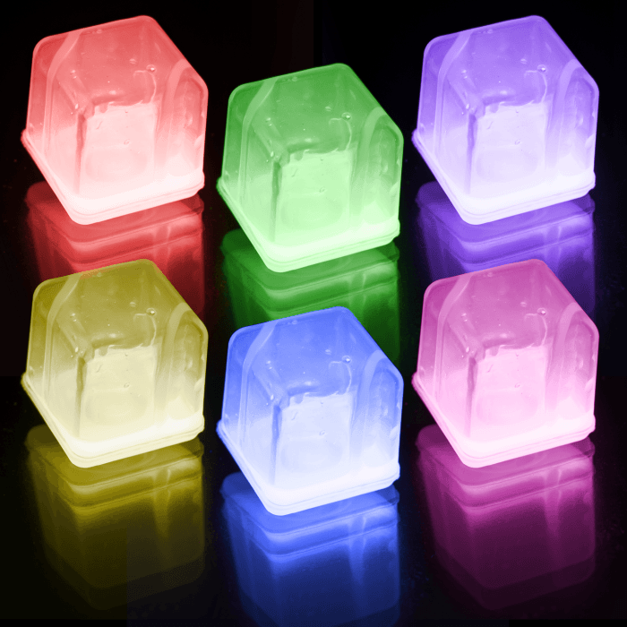 LED Light Up Ice Cubes