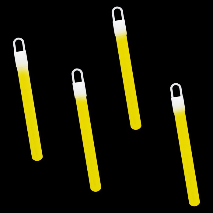 4 Inch Light Sticks - Yellow