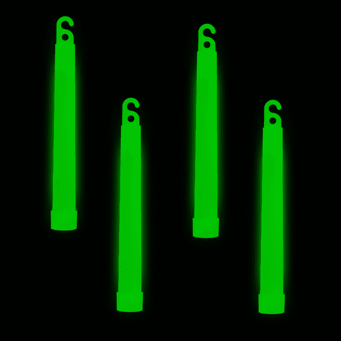 12 Hour Emergency Light Sticks - Green