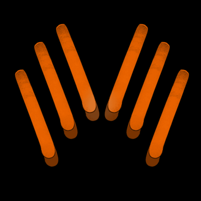 2 Inch Mini Glow Sticks - Orange
