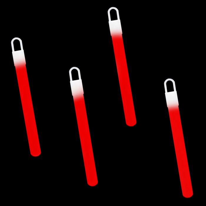 4 Inch Light Sticks - Red