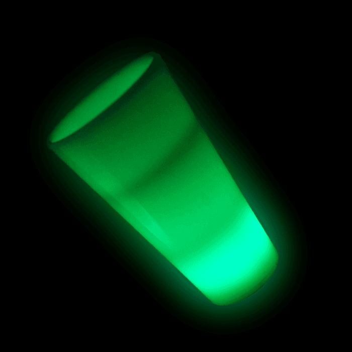 Glow in the Dark LED Light Up Shot Glass - 2 oz- Green