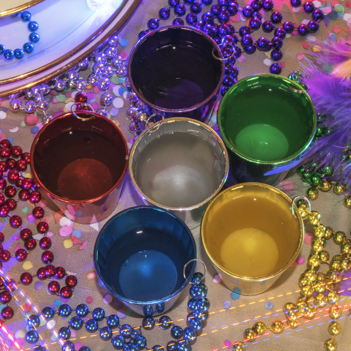 33" Shot Glass Mardi Gras Beads