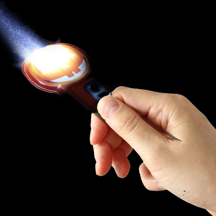 LED Magnetic Jack-O-Lantern Flashlight