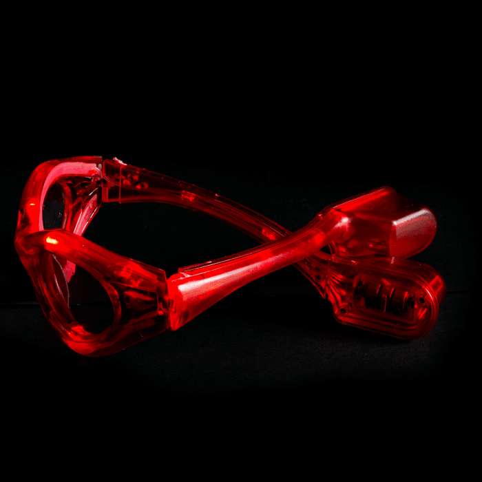 LED Light-Up Sunglasses - Red