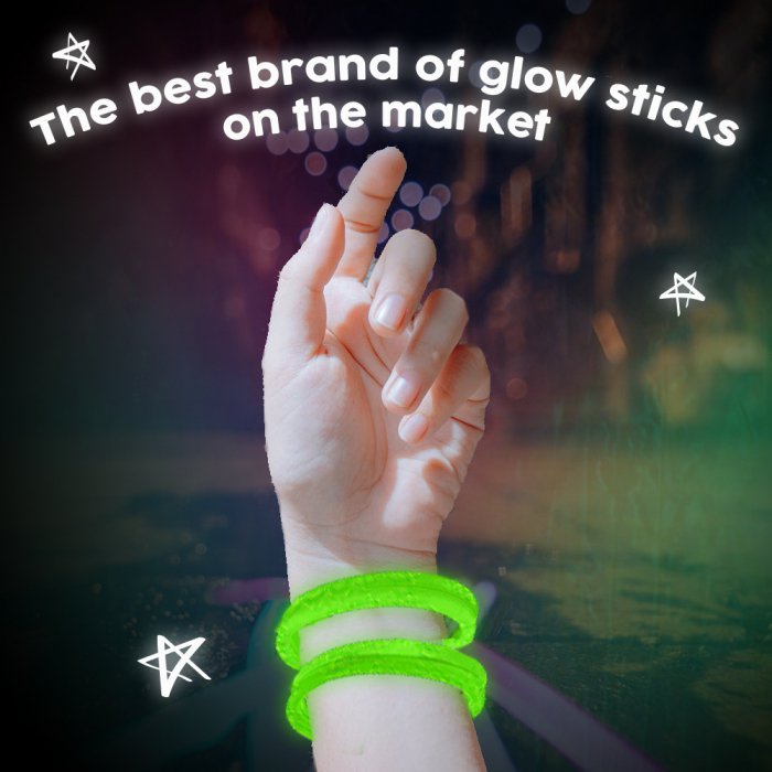 8'' Twister Glowstick Bracelets - Green
