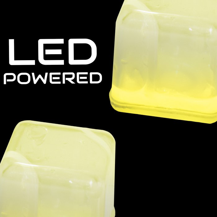 LED Light Up Ice Cubes - Yellow