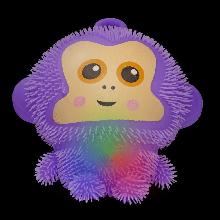 LightUp Puffer Monkey Purple