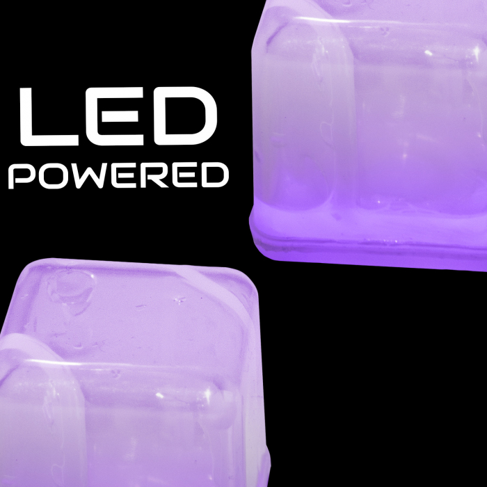 LED Light Up Ice Cubes - Purple