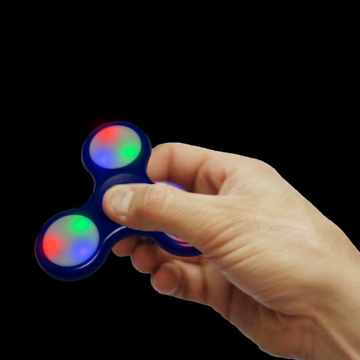 LED Light-Up Fidget Spinner - Blue