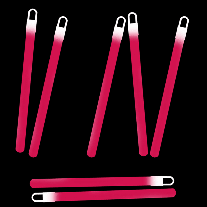 6 Inch Glowsticks - Pink