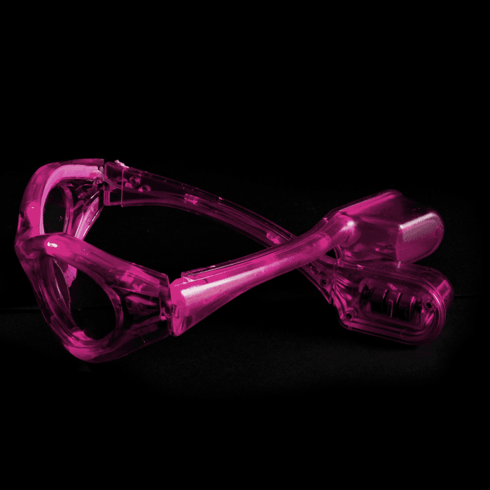 LED Light-Up Sunglasses - Pink
