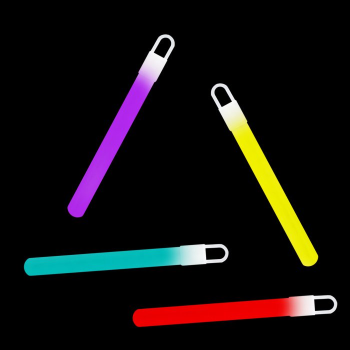 4 Inch Light Sticks - 5 Color Mix
