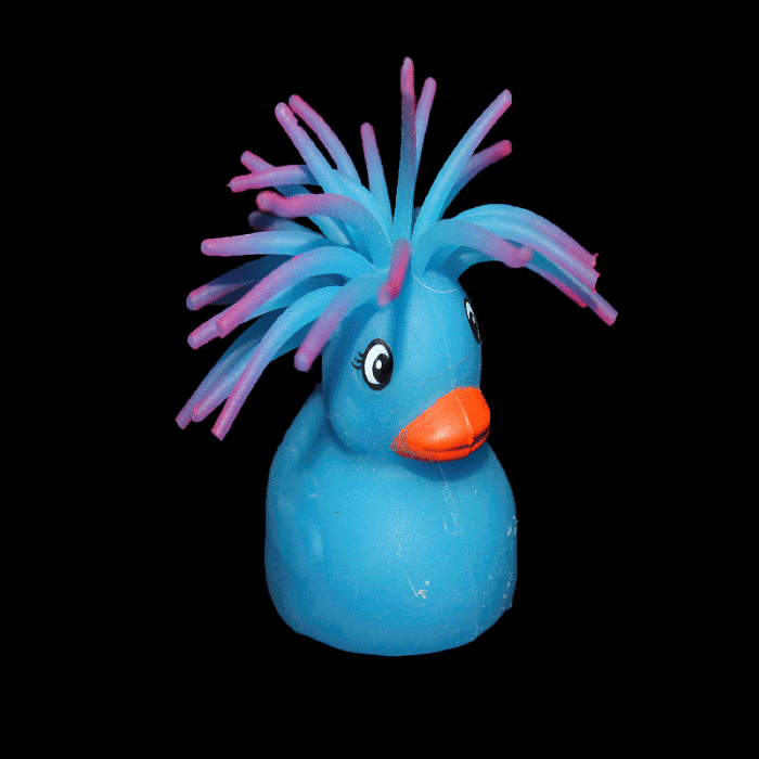 Flashing Puffer Duckies- Blue