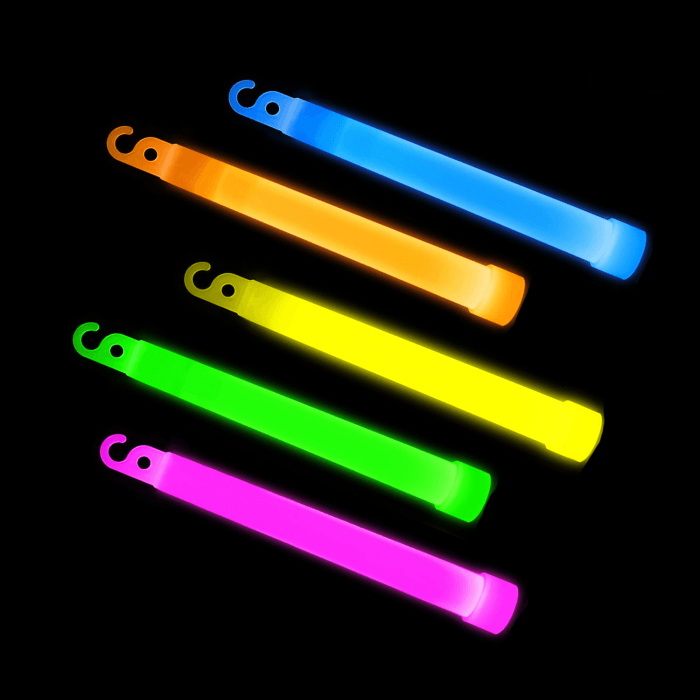 6'' Premium Glow Sticks - 5 Color Mix