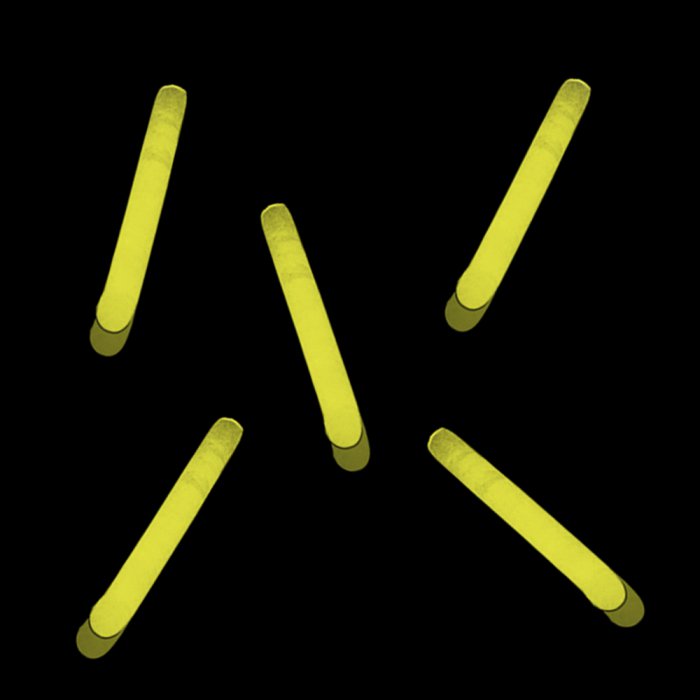2 Inch Mini Glow Sticks - Yellow