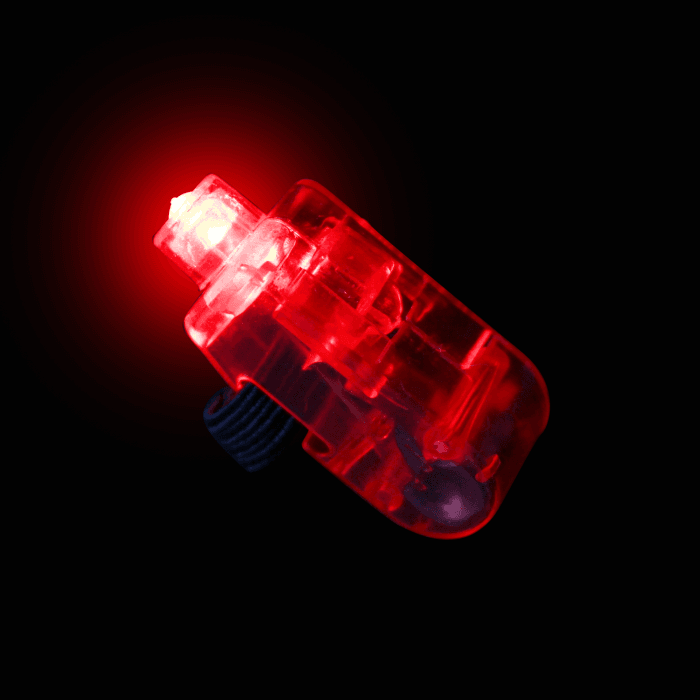 LED Finger Lights - Red