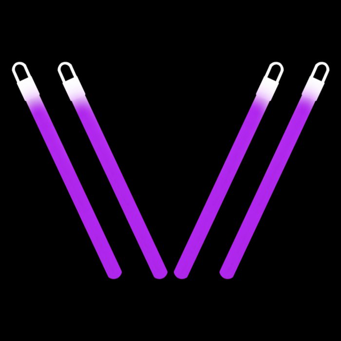 6 Inch Glowsticks - Purple