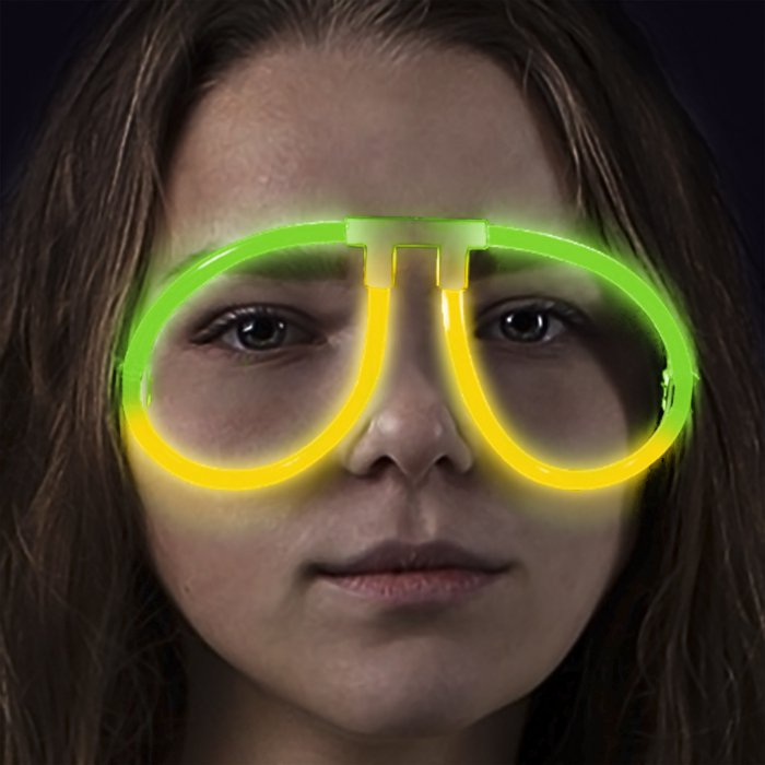 Glow Eyeglasses - Aviator - Bi Green/Yellow