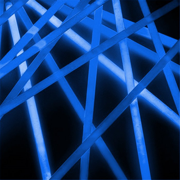 20 Inch Glow Stick Necklaces - Blue