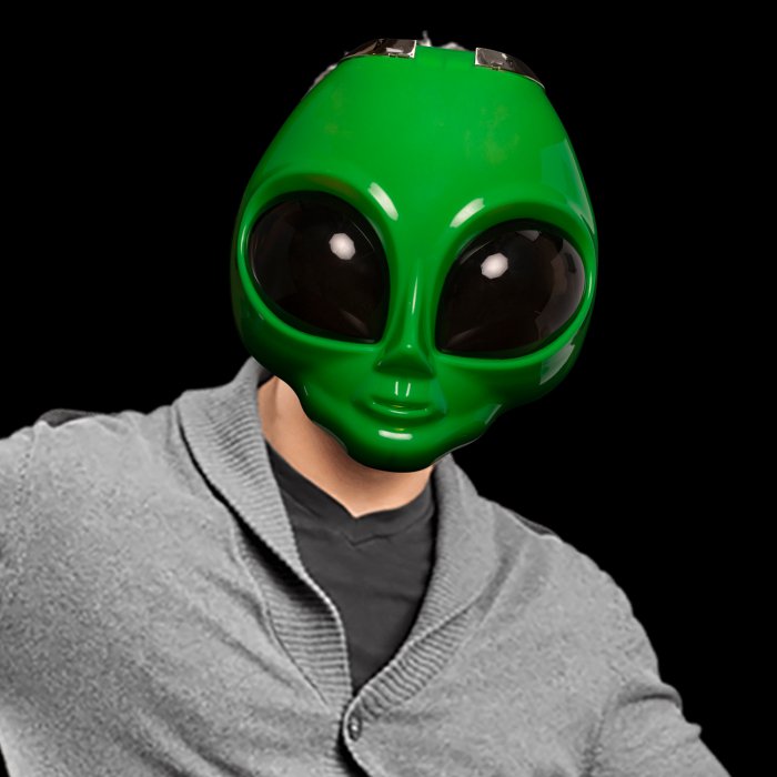 Light-Up Alien Mask