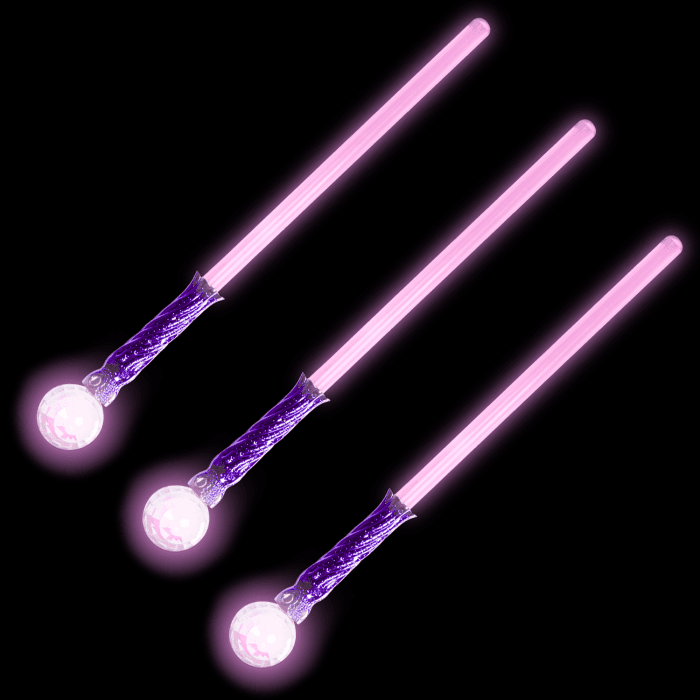 Light-Up Octopus Magic Ball Sword- Purple