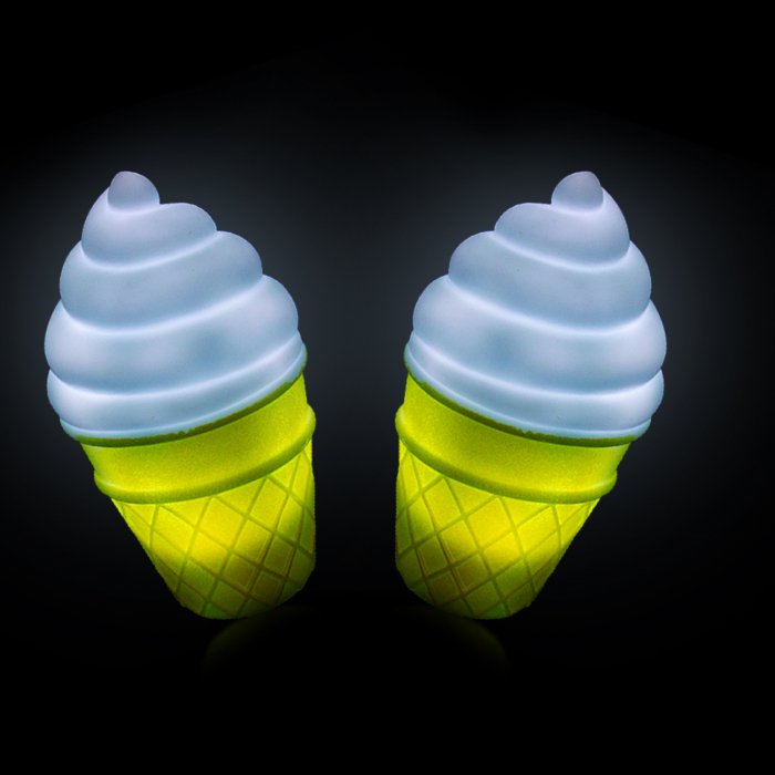 5.5" Ice Cream Cone LED Tap Lamp