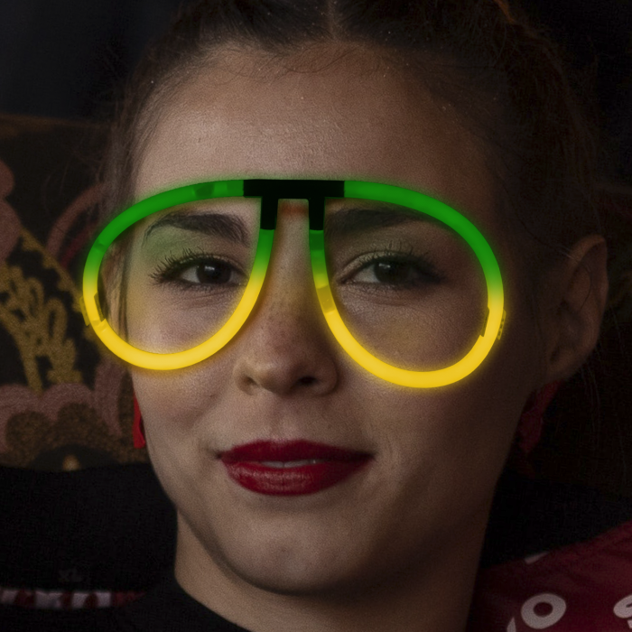 Glow Eyeglasses - Aviator - Bi Green/Yellow