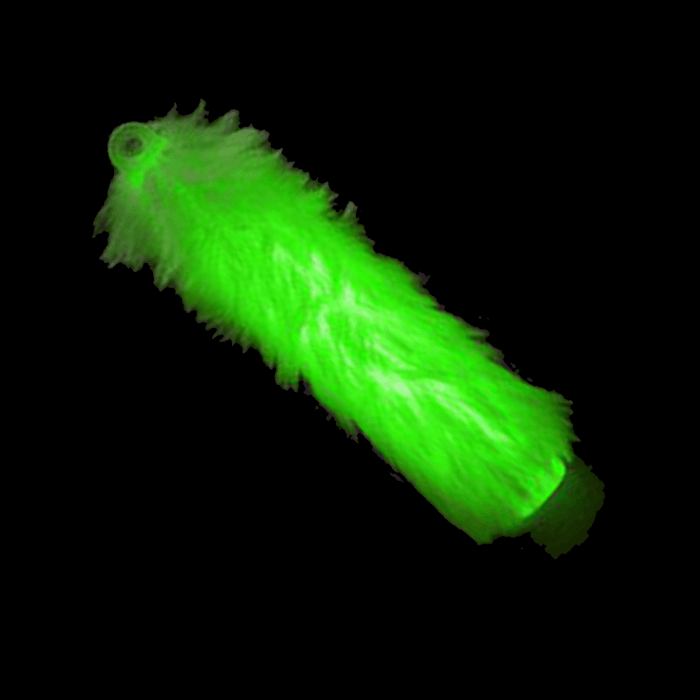 6'' Fuzzy Glow Sticks - Green
