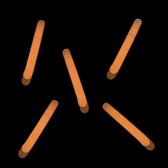 2 Inch Mini Glow Sticks - Orange | GlowUniverse.com